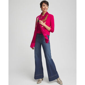 Chico's Long Sleeve Tee Size 0 (4/6 S) in Ruby